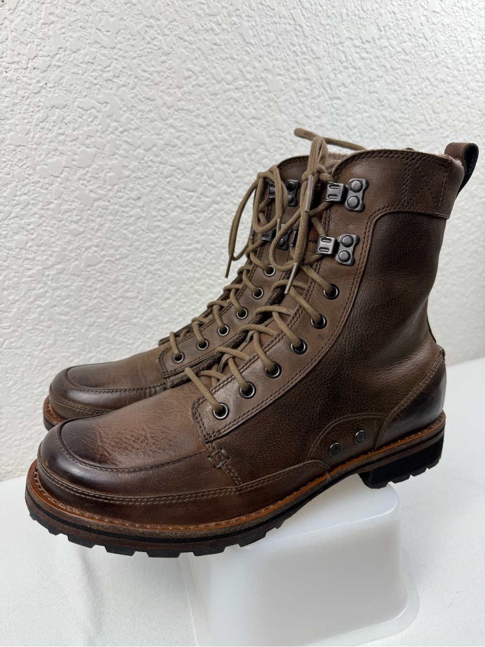 Sorel | Leather Moc Toe Lace-Up Boots Brown | Men's 9.5 - Picture 14 of 14